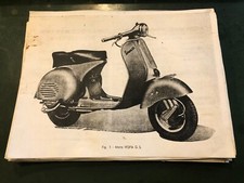 LIBRETTO USO E MANUTENZIONE PIAGGIO VESPA 150 GS FOTOCOPIA VINTAGE DA ORIGINALE