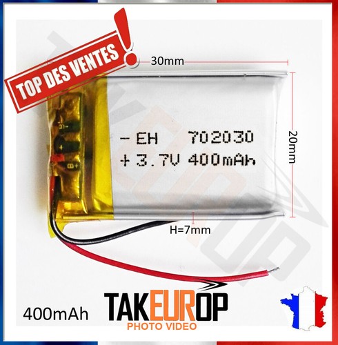 400mah 702030 lipo - 400mah,