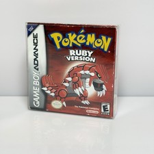 GAME BOY ADVANCE - POKEMON - RUBY VERSION + Box Protettivo -Rubino
