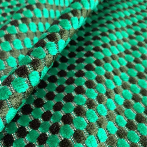 Tessuto velluto dralon - tessuto, verde