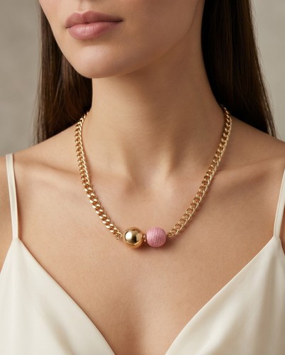 Collana catena dorata - collana,