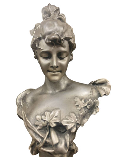 Mezzo busto donna liberty - liberty, art