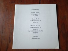 Ugo Carrega autoedizione 1988