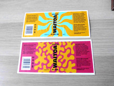 2 Etichette Birra Nuova Zelanda-Waltoa Beer BE 12 -Parte 2 - Serie 12-2025