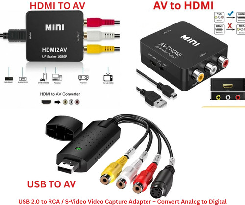 Convertitore rca hdmi e - rca,