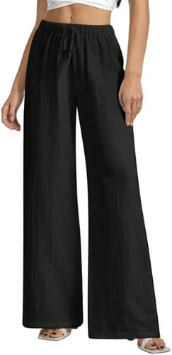Pantaloni misto lino donna - pantaloni,