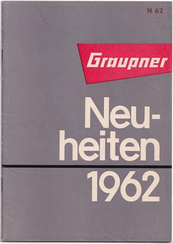 Graupner depliant modellismo