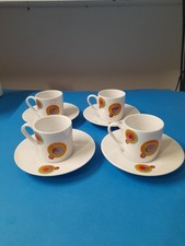 Tazzine Caffe Con Piattini Gadget Galbani Vintage Pubblicitario