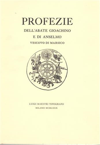 Profezie dell abate - -, dell'abate