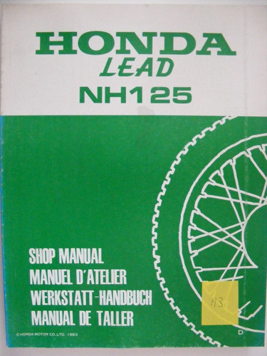 Honda nh125 lead manuale - nh125,