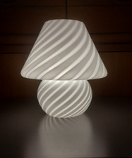 LAMPADA TAVOLO VINTAGE MUSHROOM FUNGO DESIGN VETRO MURANO VENINI PAOLO 2