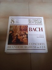 Lp - Concerti brandeburghesi 1 2 3 - Bach I tesori della musica classica 8
