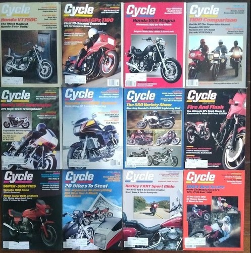 Cycle magazines jan dec - x,