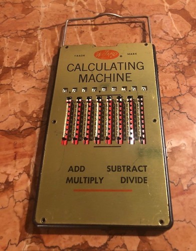 Calcolatrice meccanica vintage