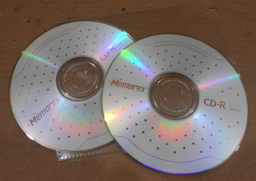 Qtà memorex r dischi - 2, -r