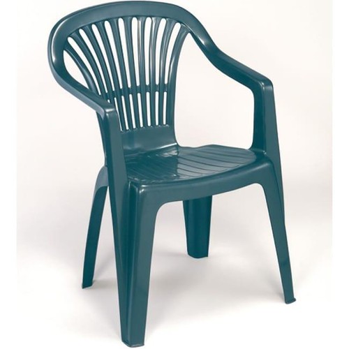 Sedia resina verde argo - sedia, scilla