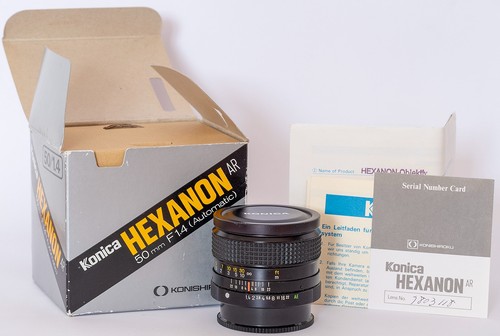 Konica hexanon 4 - hexanon, ar