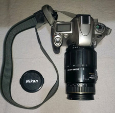 macchina fotografica a rullino fotocamera analogica Nikon F55 zoom sigma. LEGGI!