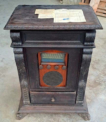 Mobile legno radio - mobile, giradischi
