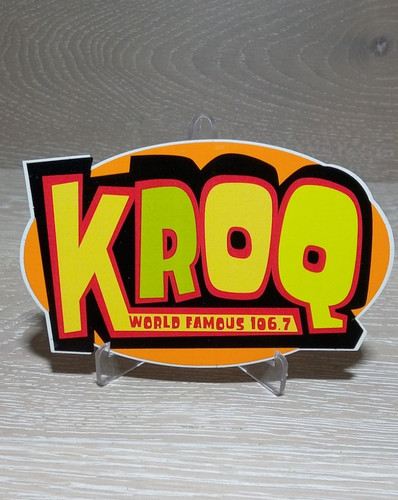 Adesivo stazione radio kroq - stazione,