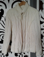 Piumino corto panna tg. 44