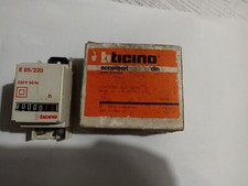contaore da barra din quadro elettrico 2 moduli 230 volt BTICINO E 05/200