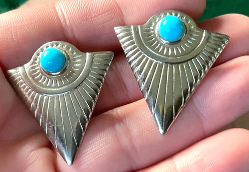 Orecchini argento turchese - orecchini,