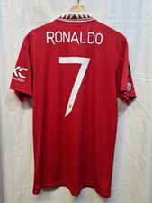 Maglia Calcio Manchester United Home 2022/23 Ronaldo Europa League Shirt