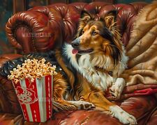 Collie stampa opaca 8x10 cane