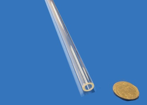 Tubo acrilico trasparente