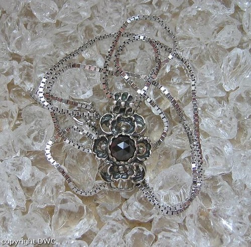 Hals kette collier mit granat - hals,
