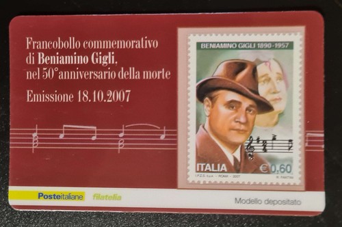 Italia 2007 tessera filatelica - italia,