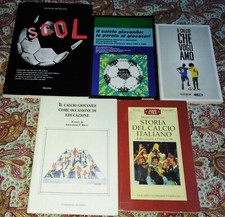 LIBRI DI CALCIO BLOCCO LOTTO 32 LIBRI CALCIO GIOVANILE STORIA CALCIO MONDIALI