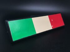 AUTO EPOCA LOGO BANDIERA ITALIANA ITALIA BADGE EMBLEMA FREGIO STEMMA SCRITTA