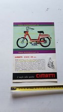 Cimatti 50 Chic depliant ciclomotore anni 70 originale brochure 