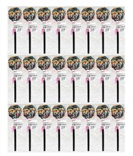 24 Bastoncini Chupa-Chups Lolipop Gusto Caramelle Cola Nero Gusto Assortito