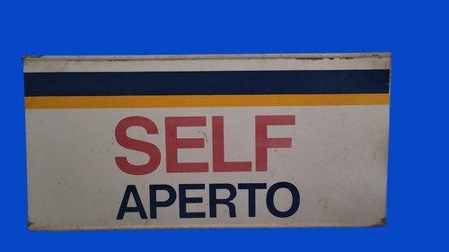 Insegna bifacciale benzinaio - insegna,