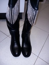 STIVALI ECOPELLE  FRANGE N 36