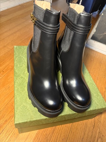 Stivali chelsea gucci pelle - chelsea, in