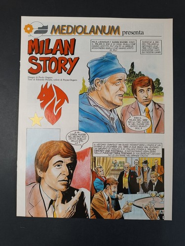 Fumetto milan story mediolanum - fumetto,