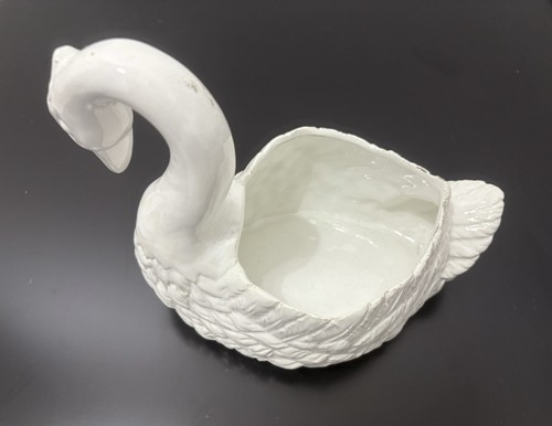 Cigno ceramica bianca - ceramica,