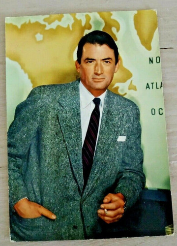 Gregory peck cartolina - peck,