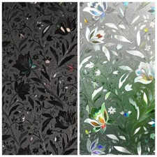 rabbitgoo Floral Window Film