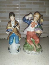 vintage statuetta in ceramica n 2 studente  e scugnizzo scuola napoletana