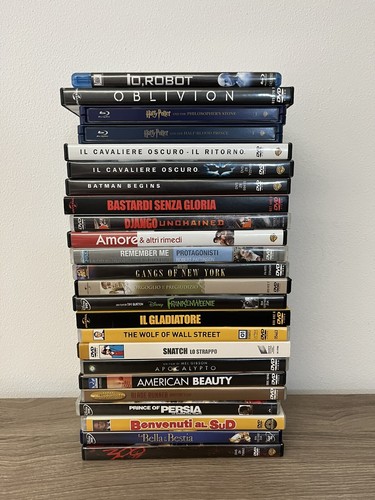 Blocco dvd blu ray misti - e, blu-ray