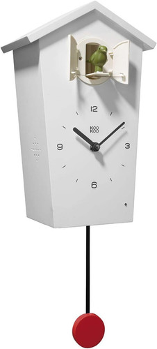 Birdhouse bianco orologio da - birdhouse,