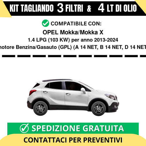 Tagliando per opel mokka - per,