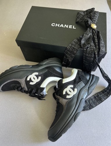 Sneakers basse chanel nere - chanel,