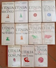 Lotto Indro Montanelli 11 Libri l'Italia.. - Ed. Rizzoli anni '70/'80