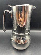 Caffettiera Stella mod S.Francisco moka 4 tazze vintage acc inox 18/10 vintage